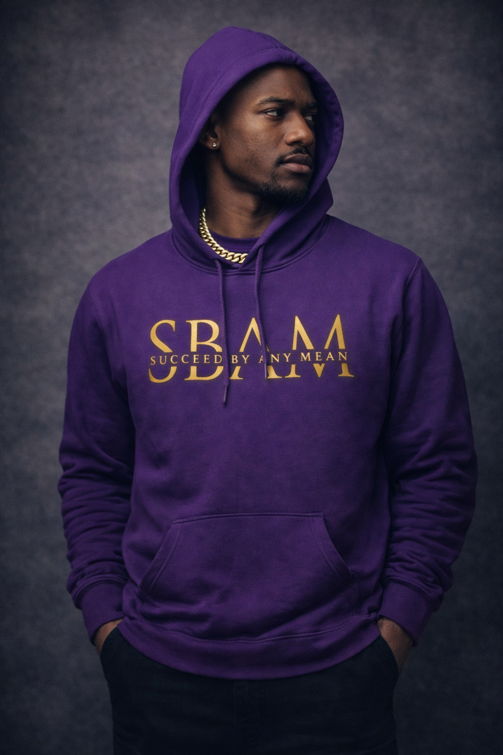 PURPLE SBAM CLASSIC HOODIE