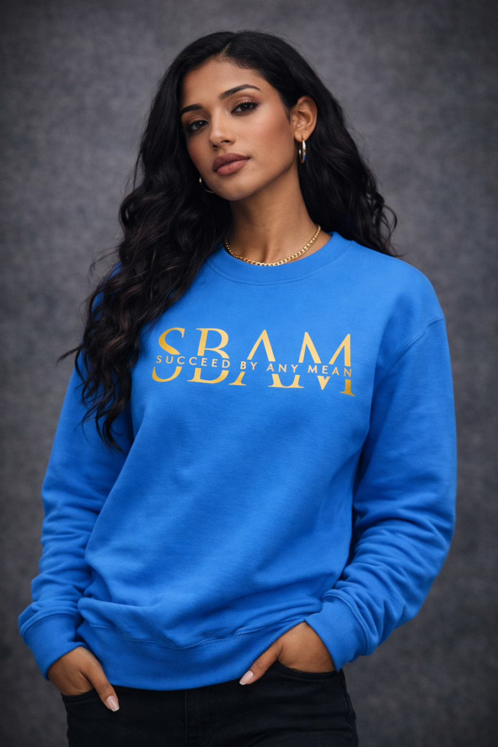 BLUE SBAM CLASSIC HOODIE