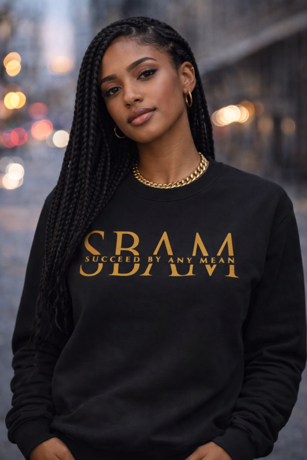 BLACK SBAM CLASSIC SWEATER