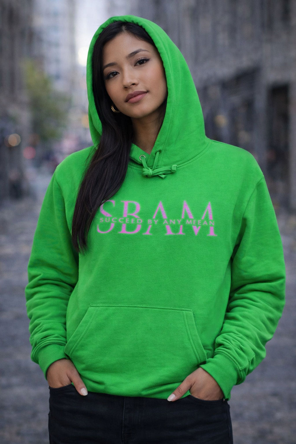 GREEN SBAM CLASSIC HOODIE