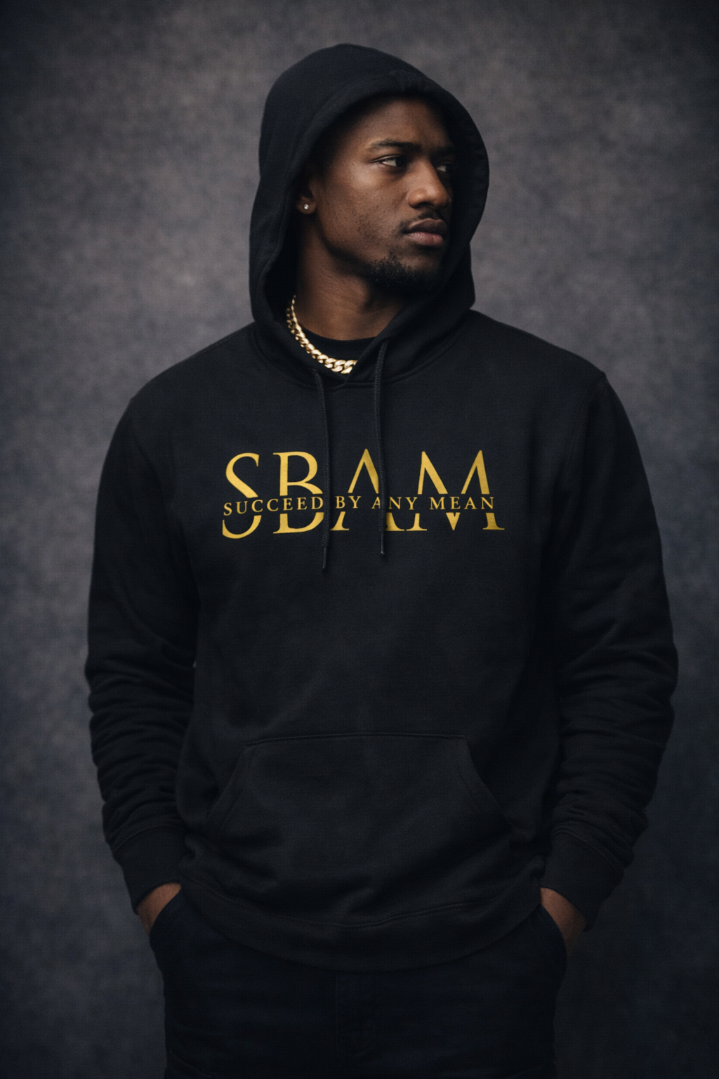BLACK SBAM CLASSIC HOODIE