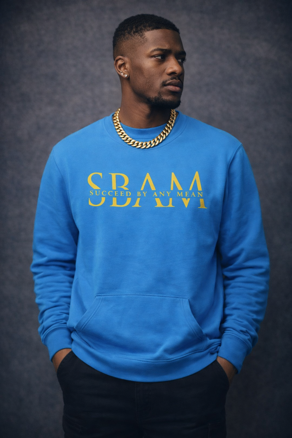 BLUE SBAM CLASSIC HOODIE