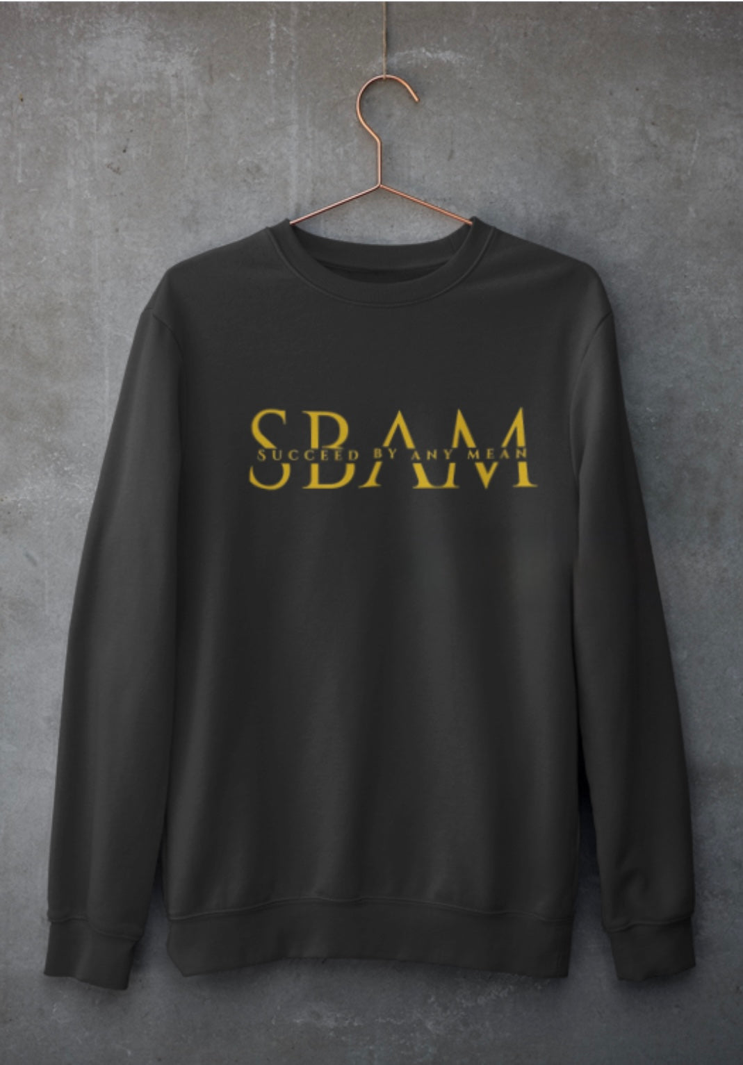 BLACK SBAM CLASSIC SWEATER