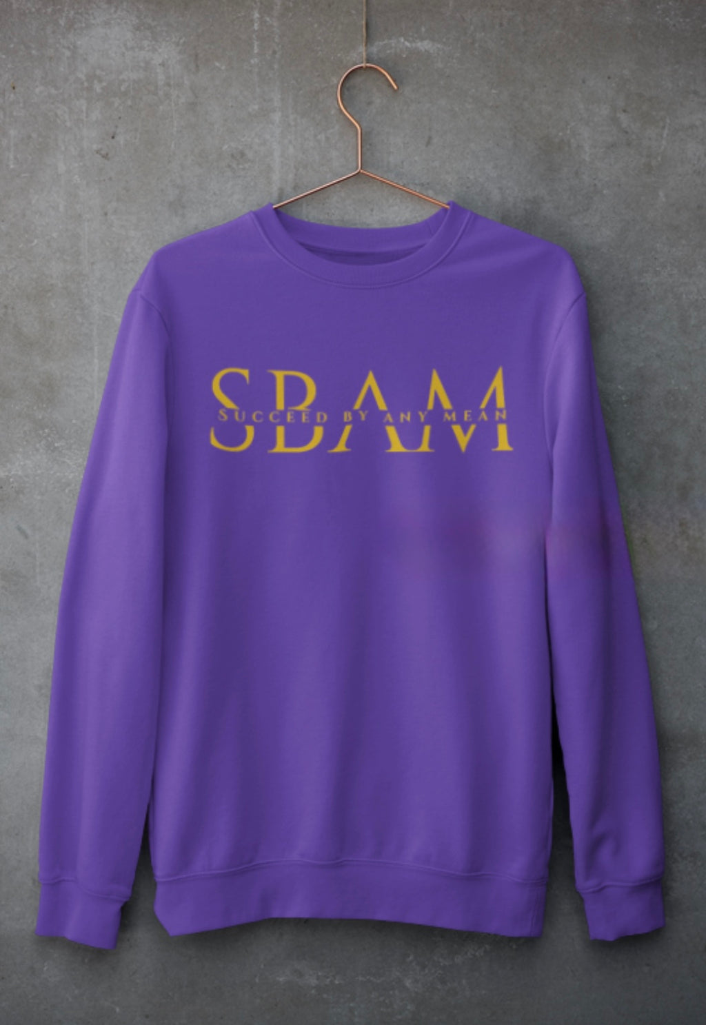 PURPLE SBAM CLASSIC SWEATER