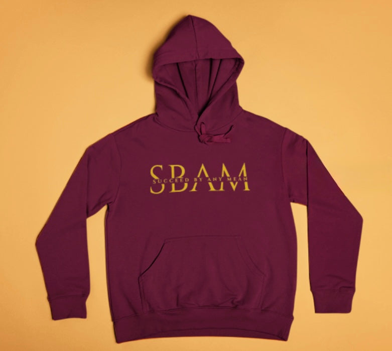 Burgundy SBAM CLASSIC HOODIE